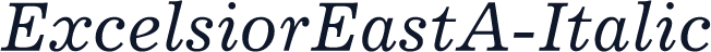 ExcelsiorEastA-Italic