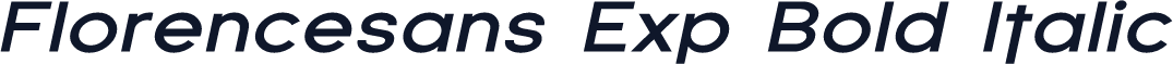 Florencesans Exp Bold Italic
