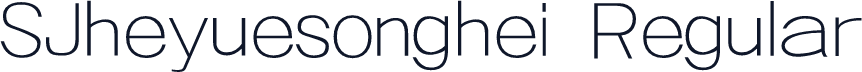 SJheyuesonghei Regular