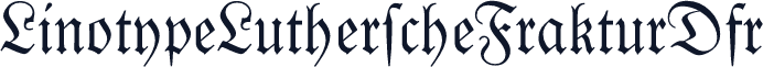 LinotypeLutherscheFrakturDfr