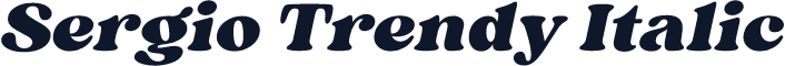 Sergio Trendy Italic
