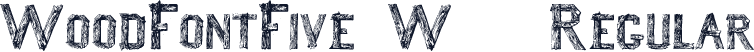 WoodFontFive W90 Regular