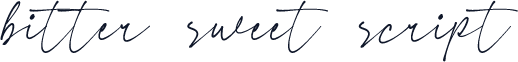 bitter sweet script