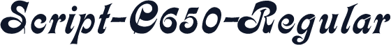 Script-C650-Regular