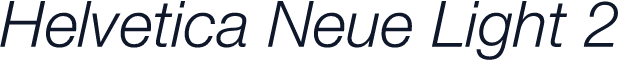 Helvetica Neue Light 2