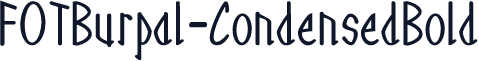 FOTBurpal-CondensedBold