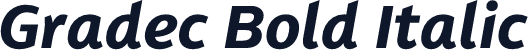 Gradec Bold Italic