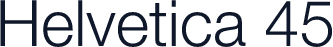 Helvetica 45