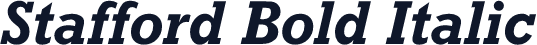 Stafford Bold Italic