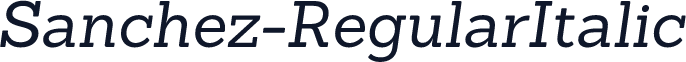 Sanchez-RegularItalic