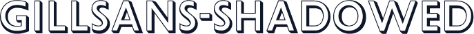GillSans-Shadowed