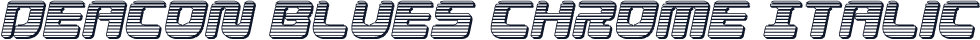 Deacon Blues Chrome Italic