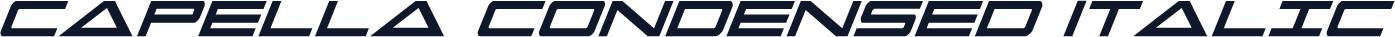 Capella Condensed Italic