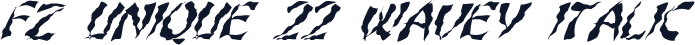 FZ UNIQUE 22 WAVEY ITALIC