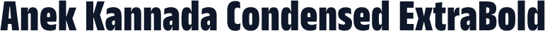 Anek Kannada Condensed ExtraBold