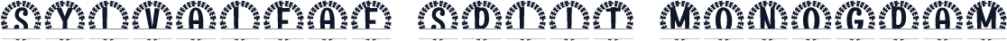 Sylvaleaf Split Monogram