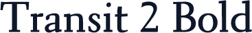 Transit 2 Bold