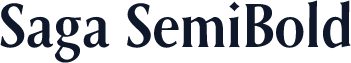Saga SemiBold