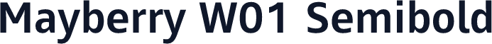 Mayberry W01 Semibold