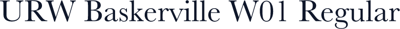 URW Baskerville W01 Regular