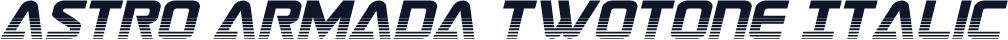 Astro Armada Twotone Italic