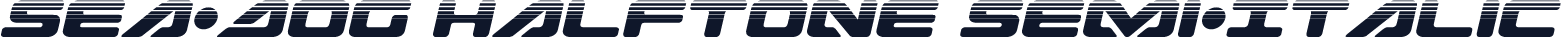 Sea-Dog Halftone Semi-Italic