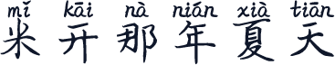 米开那年夏天