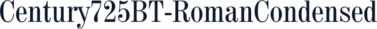 Century725BT-RomanCondensed
