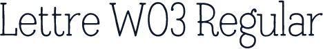 Lettre W03 Regular