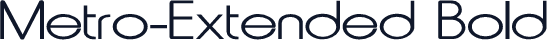 Metro-Extended Bold