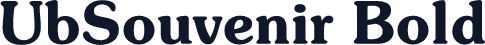 UbSouvenir Bold