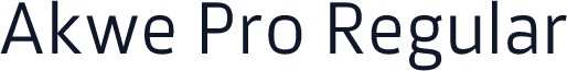 Akwe Pro Regular