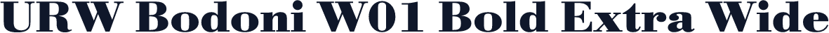 URW Bodoni W01 Bold Extra Wide
