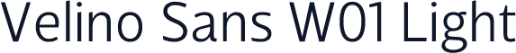 Velino Sans W01 Light