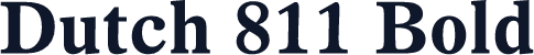 Dutch 811 Bold