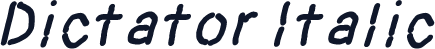 Dictator Italic