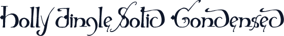 Holly Jingle Solid Condensed