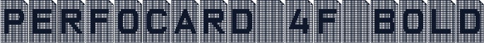 Perfocard 4F Bold