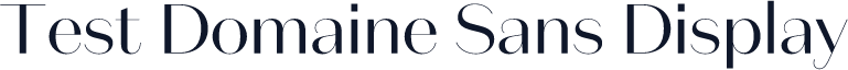 Test Domaine Sans Display