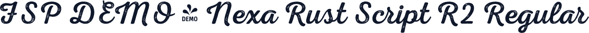 FSP DEMO - Nexa Rust Script R2 Regular