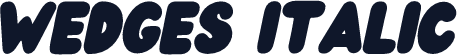 Wedges Italic