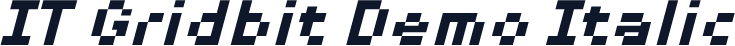 IT Gridbit Demo Italic