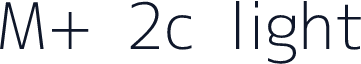 M+ 2c light