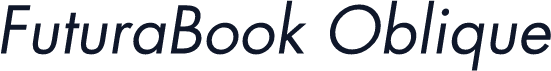 FuturaBook Oblique