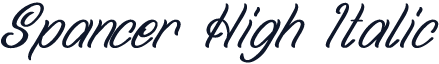 Spancer High Italic
