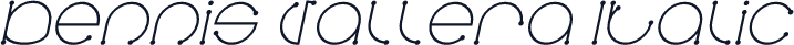 Dennis Vallera Italic