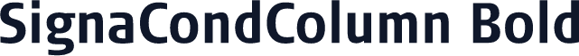 SignaCondColumn Bold