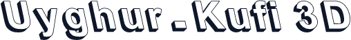 Uyghur-Kufi 3D