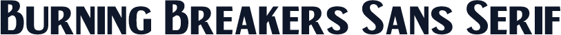 Burning Breakers Sans Serif