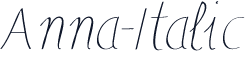 Anna-Italic